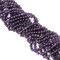 60PCS 6mm Natural Amethyst Gemstone Round Loose Beads Crystal Energy Stone Healing Power for Jewelry Making 1 Strand 15"